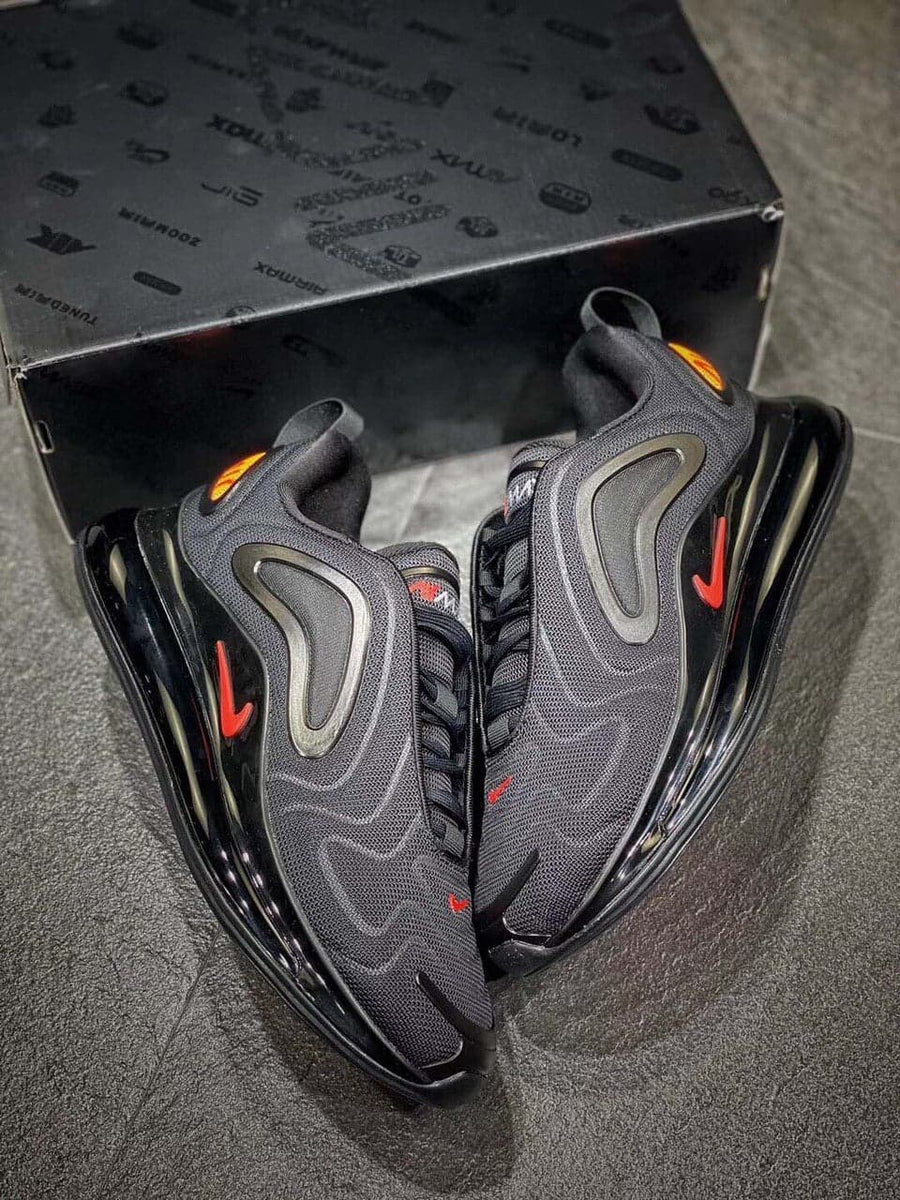 air max 720 black hyper crimson