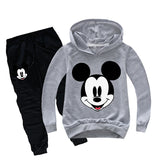 Spring Mickey Minnie Boys Girls Clothing Sets Autumn Casual Teenage Long Sleeve Sweatshirt + Pant 2PCS Sport Suits Kids Clothes - 4IZN