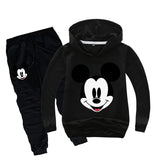 Spring Mickey Minnie Boys Girls Clothing Sets Autumn Casual Teenage Long Sleeve Sweatshirt + Pant 2PCS Sport Suits Kids Clothes - 4IZN