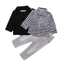 4Pcs Boys Clothes Sets Summer Children Clothing Baby Boy Sport Suit T-shirt+Jeans Costume For Kids 2 3 4 5 6 7 Years - 4IZN