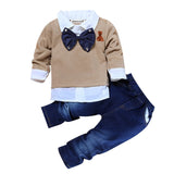 4Pcs Boys Clothes Sets Summer Children Clothing Baby Boy Sport Suit T-shirt+Jeans Costume For Kids 2 3 4 5 6 7 Years - 4IZN