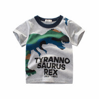 Boys T Shirt Crown Print Short Sleeve - 4IZN