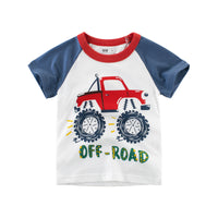 Boys T Shirt Crown Print Short Sleeve - 4IZN