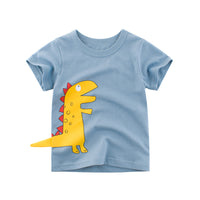 Boys T Shirt Crown Print Short Sleeve - 4IZN